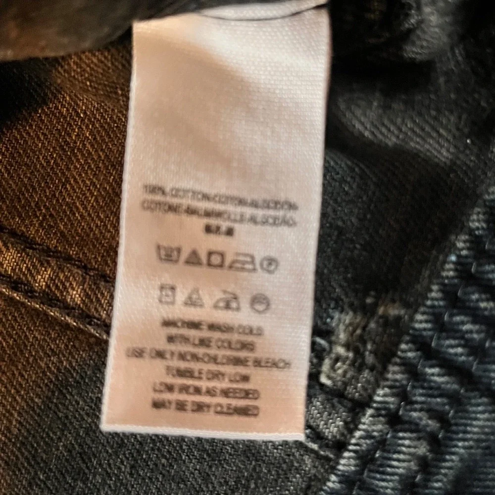 Free People Black Denim‎ Hooded Jacket Distressed Grey Knit Sleeves - Picture 5 of 6